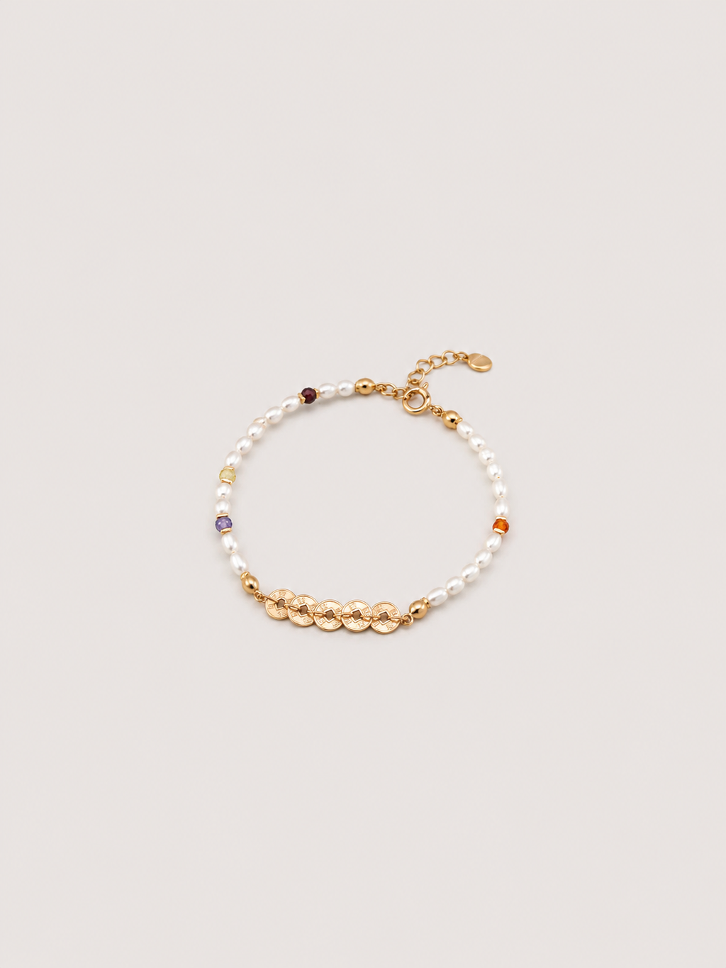 Lumi Coin Pearl Bracelet