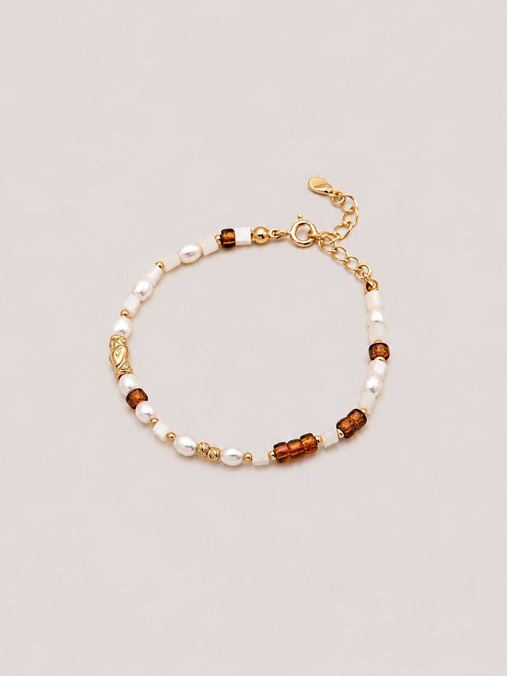 Ambra Nacre Beaded Bracelet