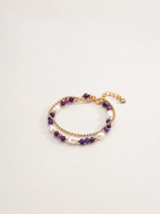 Violette Pearl Layered Bracelet