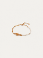 Golden Bloom Pearl Bracelet