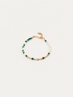 Verdant Pearl Beaded Bracelet