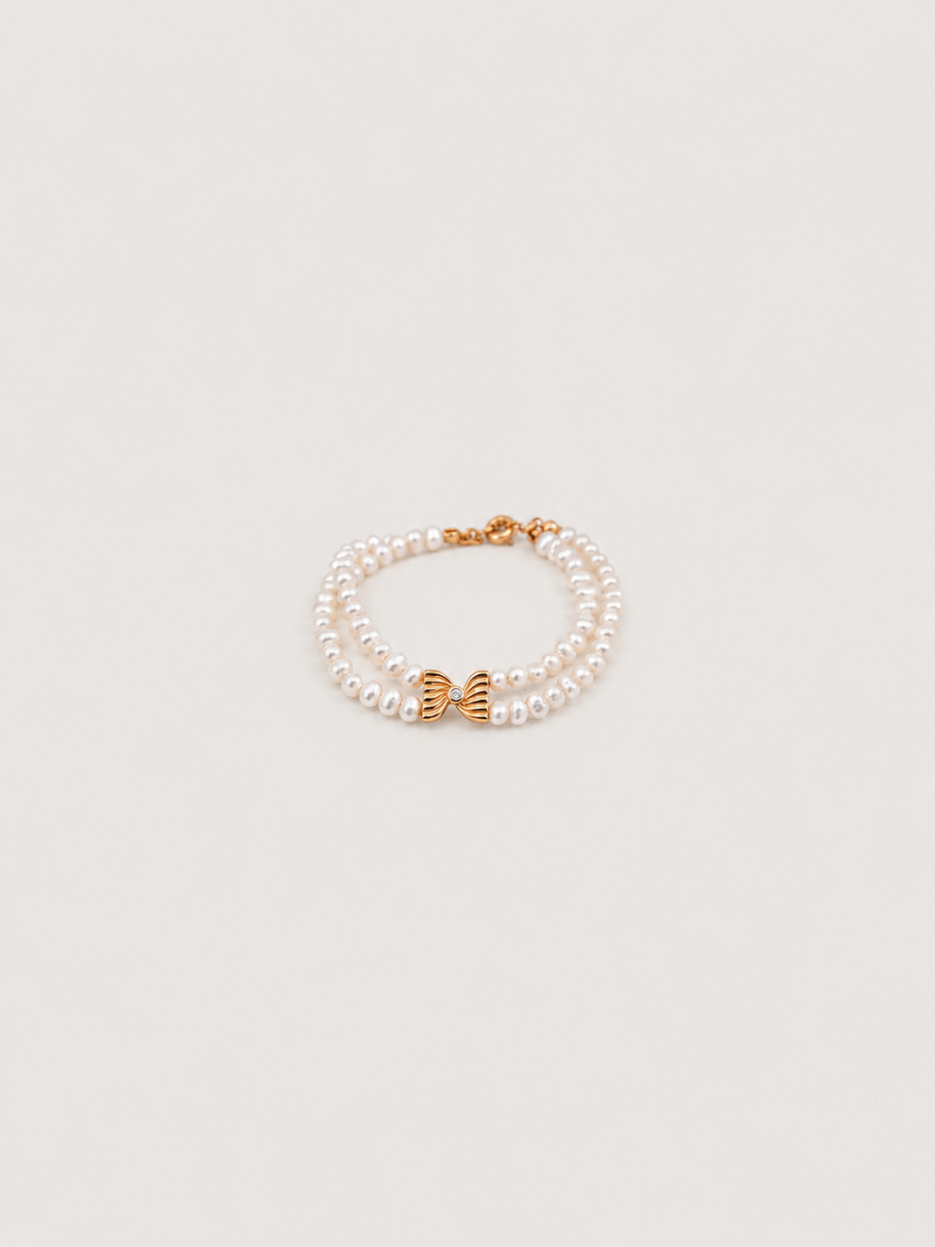 Nacre Bow Pearl Bracelet