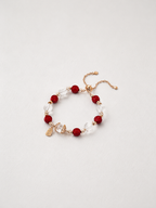 Rouge Fortune Quartz Bracelet