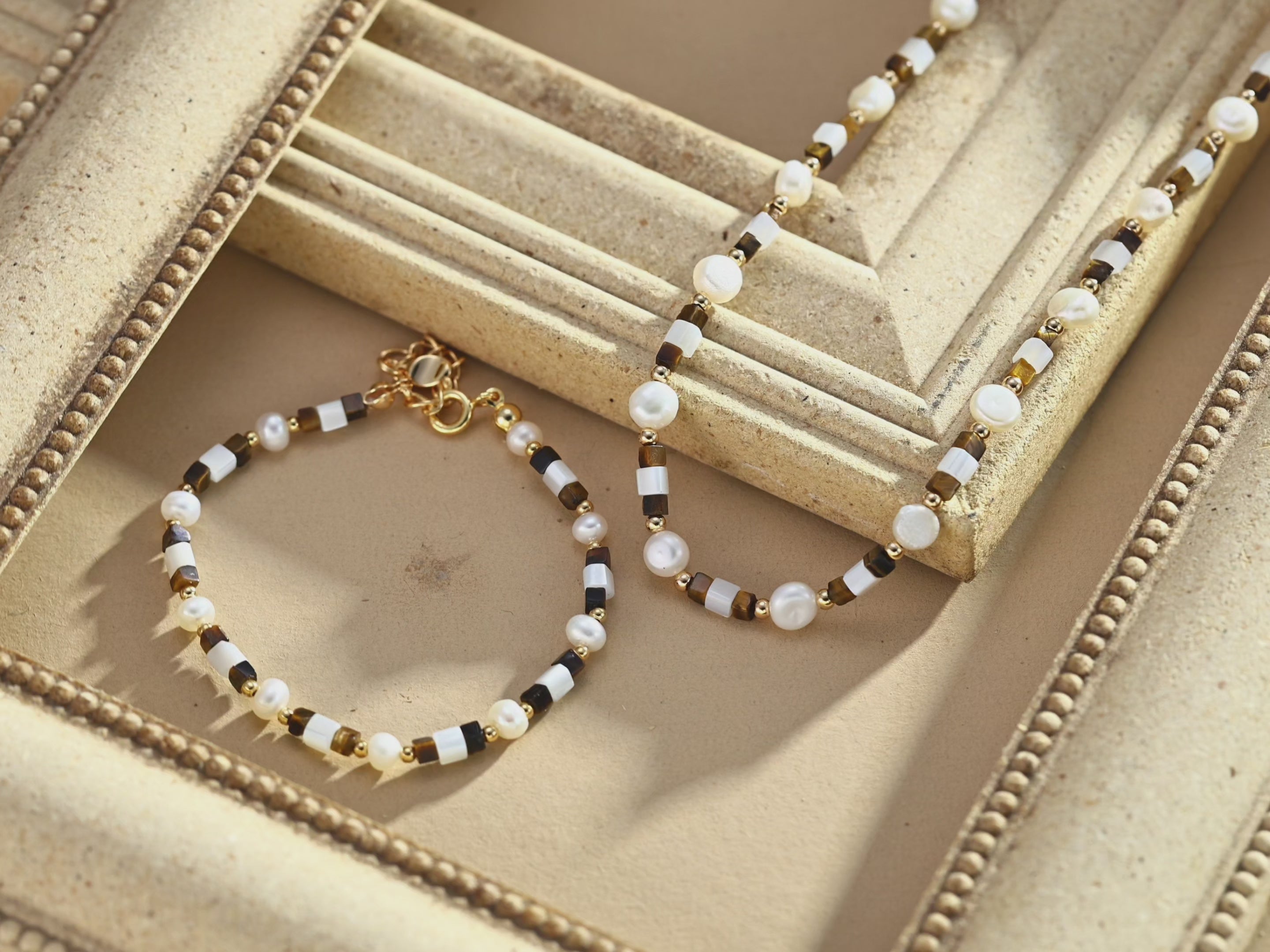 Noir Beaded Necklace