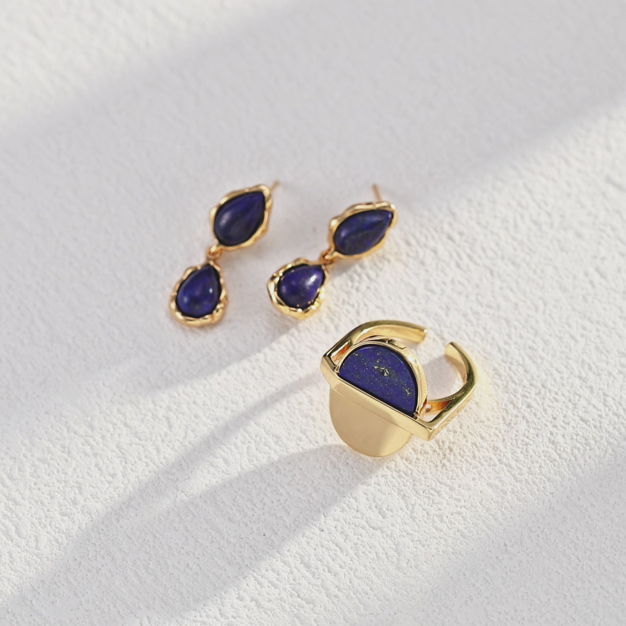 Lapis Horizon Open Ring