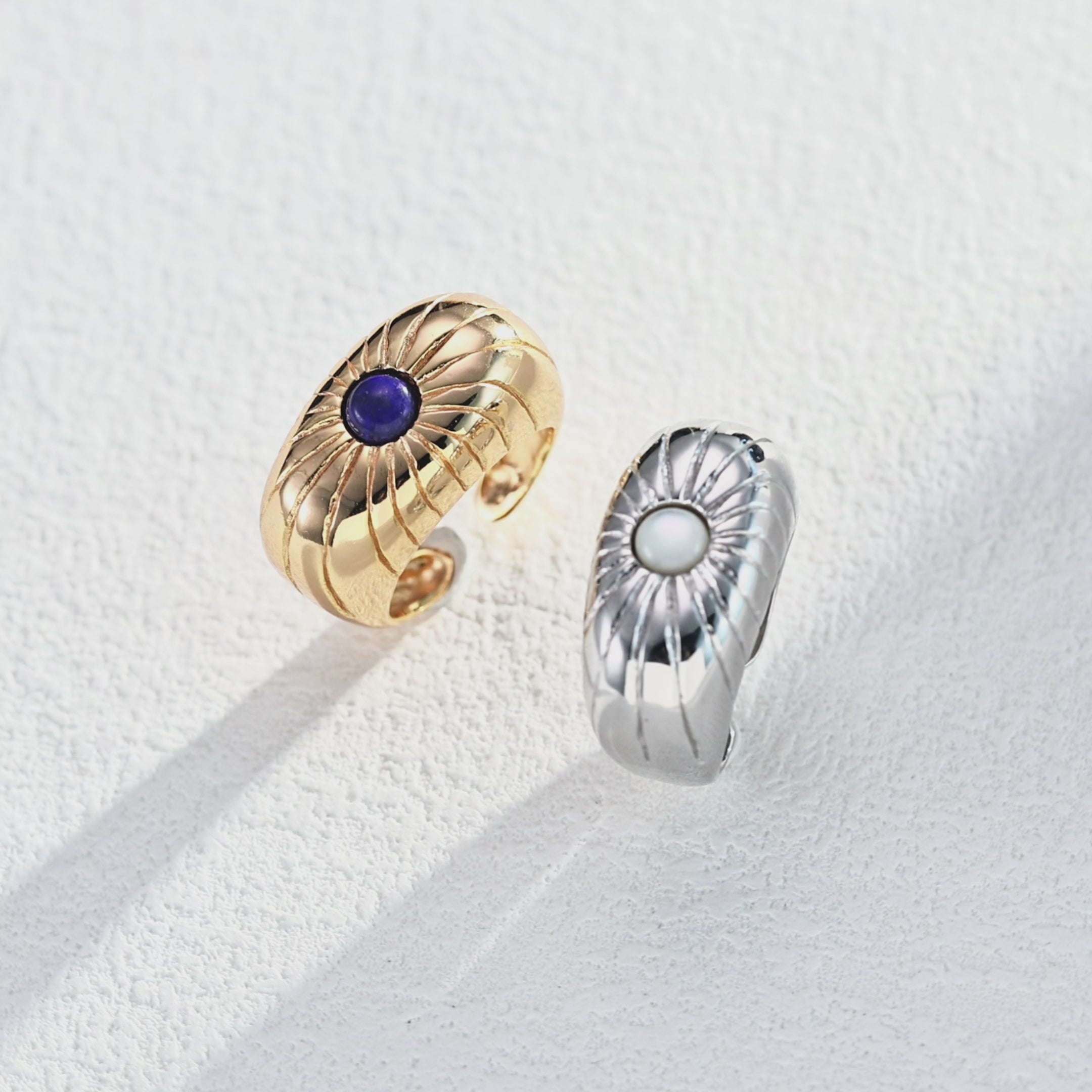 Soleil Dome Open Ring