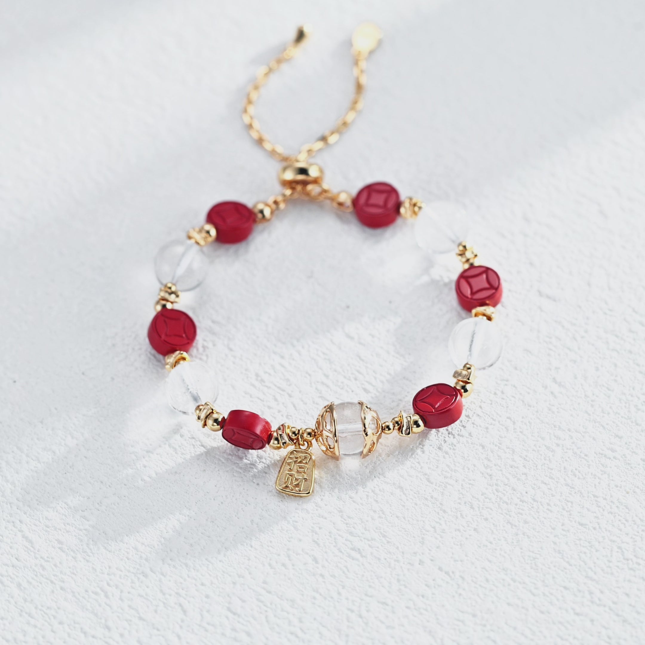 Rouge Fortune Quartz Bracelet