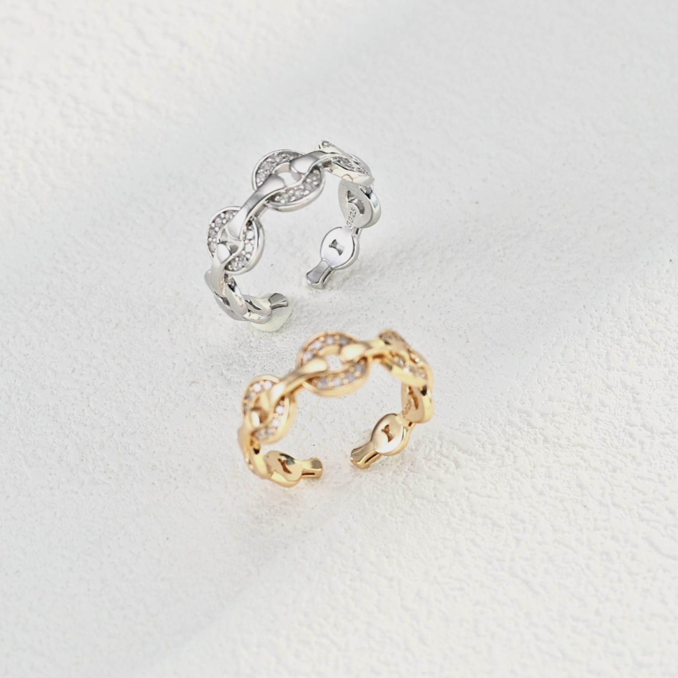 Lumi Link Open Ring