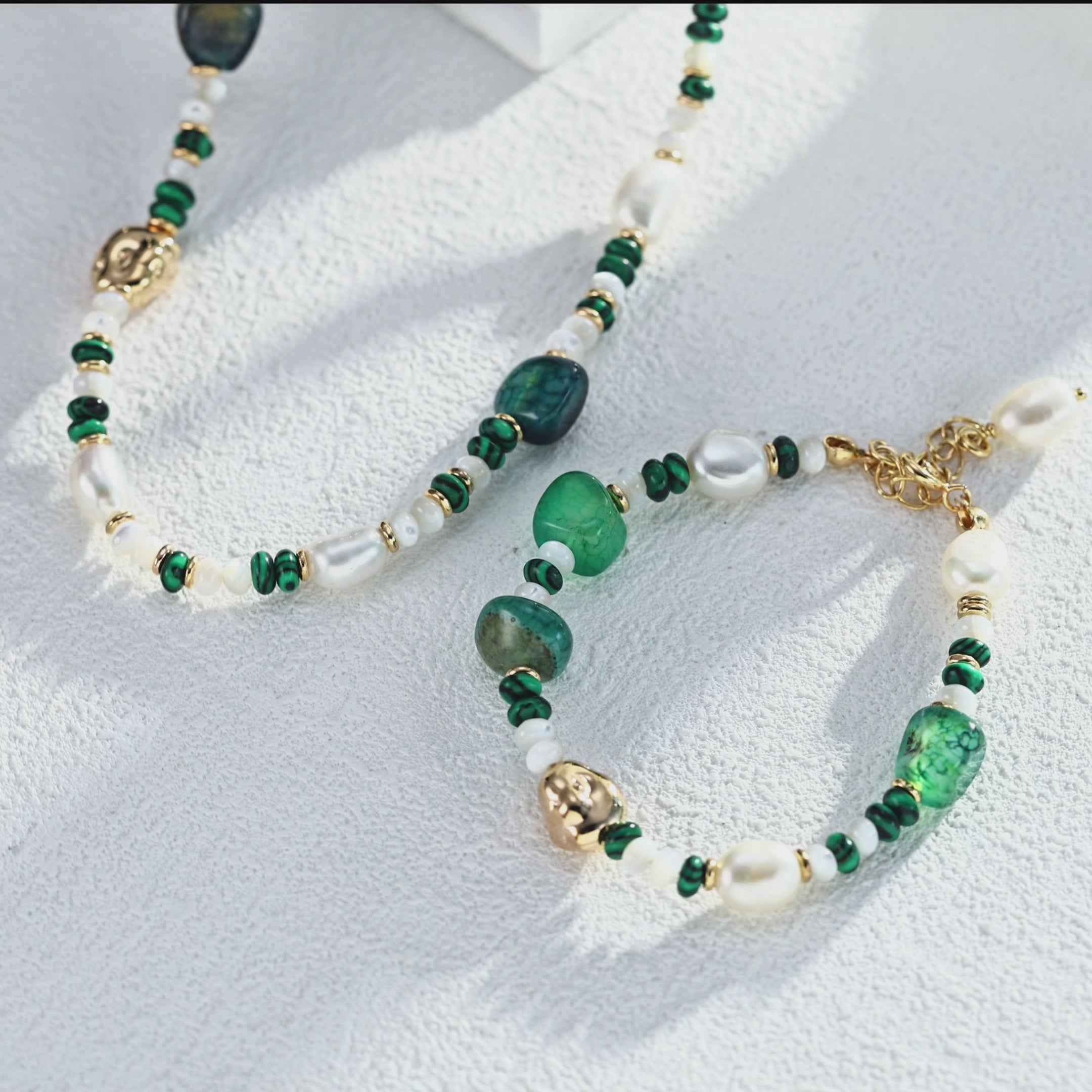 Emerald Coast Beaded Necklace