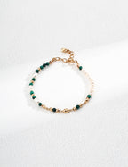Verdant Pearl Beaded Bracelet
