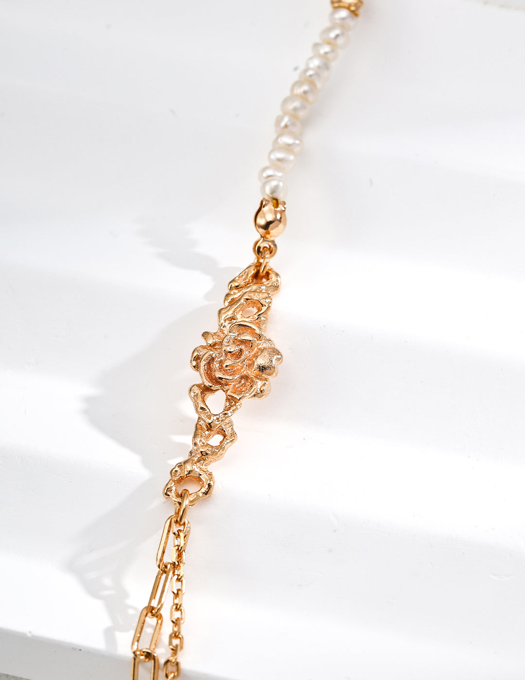 Golden Bloom Pearl Bracelet Secondary image