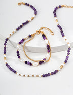 Violette Pearl Layered Bracelet