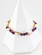 Violette Pearl Layered Bracelet