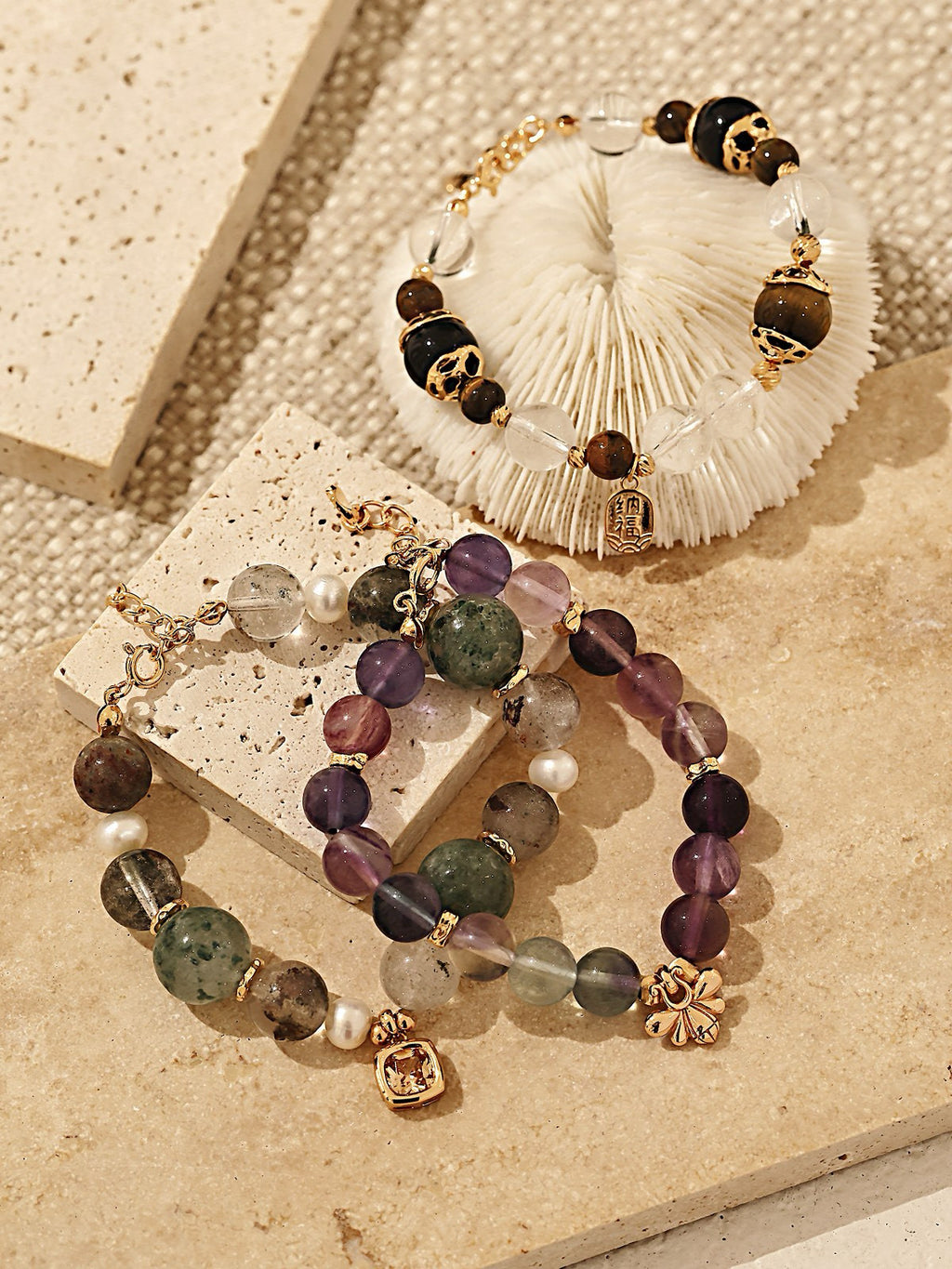 Tigre Quartz Beaded Bracelet