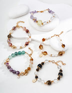 Aura Gemstone Beaded Bracelet