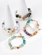 Aura Gemstone Beaded Bracelet