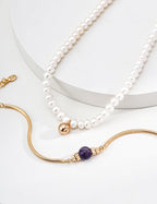 Violette Amethyst Chain Bracelet