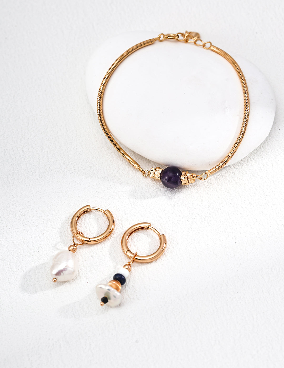 Violette Amethyst Chain Bracelet
