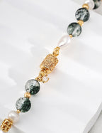 Moss Amulet Beaded Bracelet