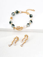 Moss Amulet Beaded Bracelet
