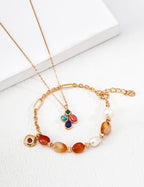 Soleil Carnelian Chain Bracelet
