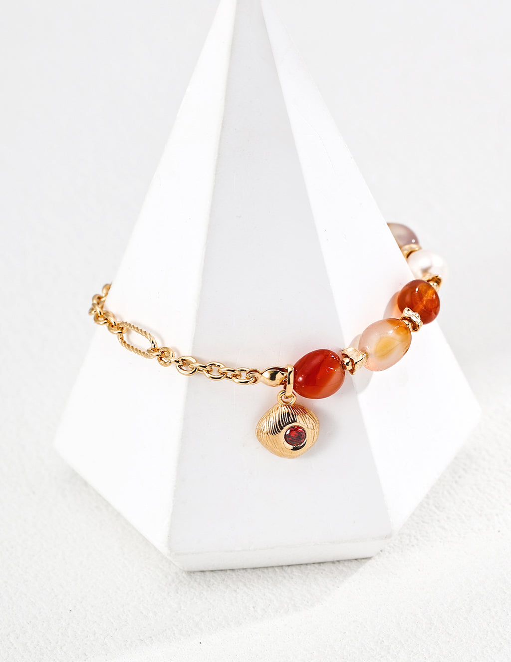 Soleil Carnelian Chain Bracelet