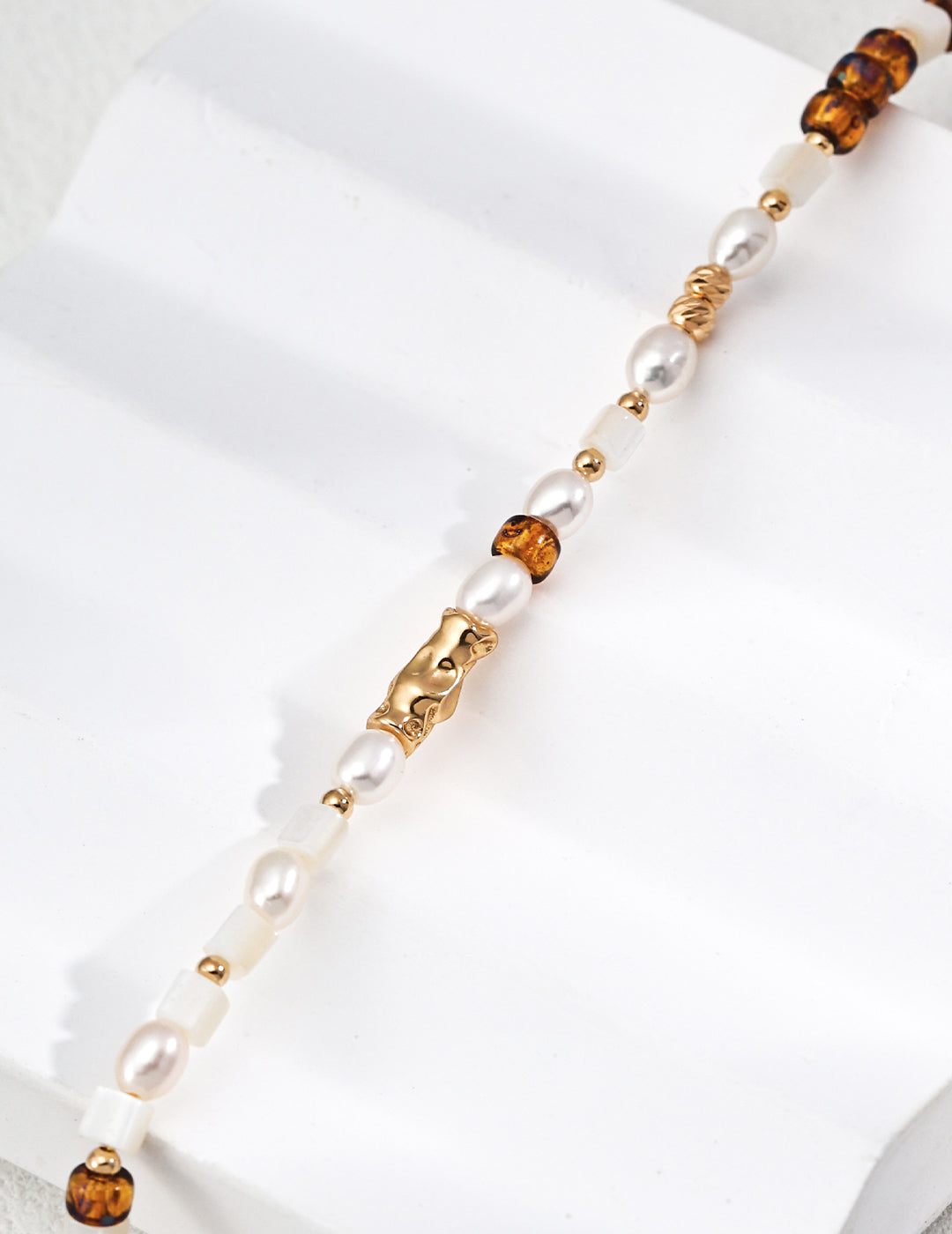 Ambra Nacre Beaded Bracelet