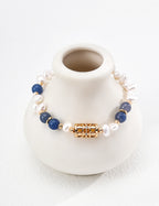 Azure Deco Pearl Bracelet