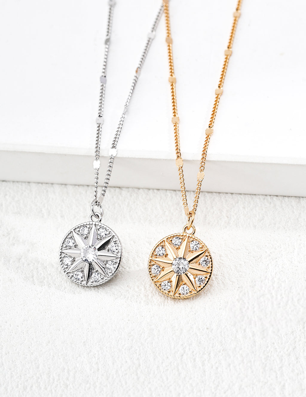 Soleil Pavé Stud Earrings