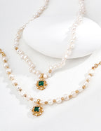Verde Halo Pearl Bracelet