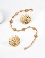 Fleur Crystal Chain Bracelet
