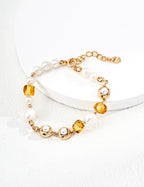 Miel Pearl Beaded Bracelet