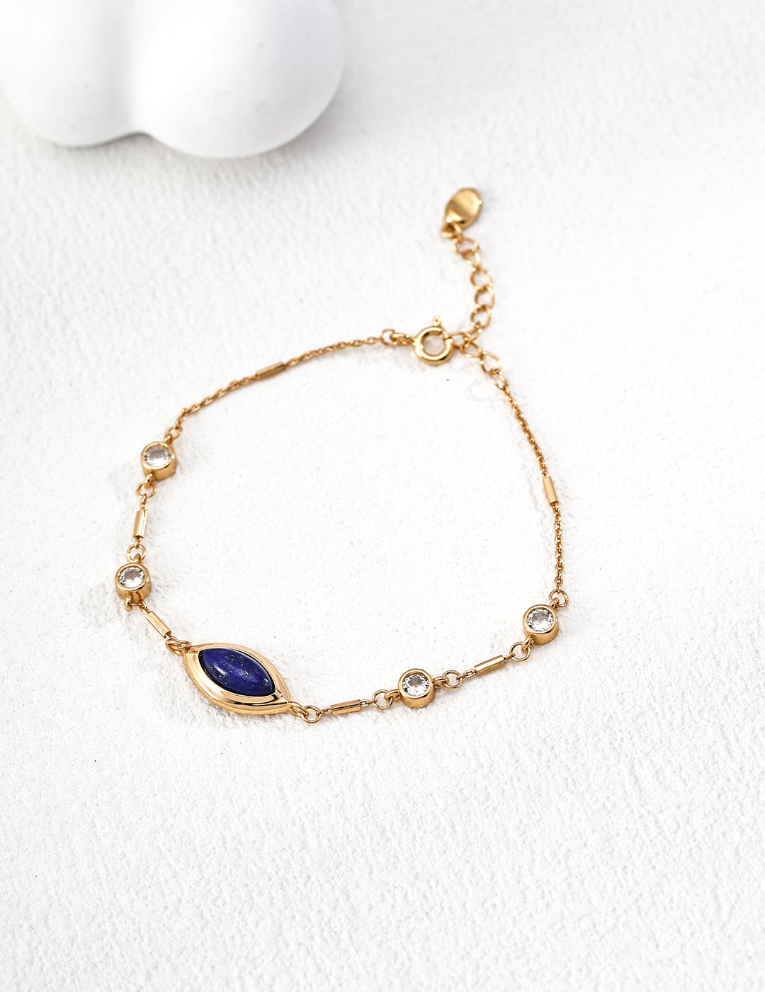 Azure Marquise Chain Bracelet Secondary image