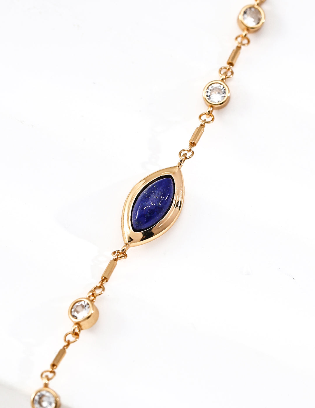 Azure Marquise Chain Bracelet