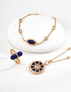 Azure Marquise Chain Bracelet