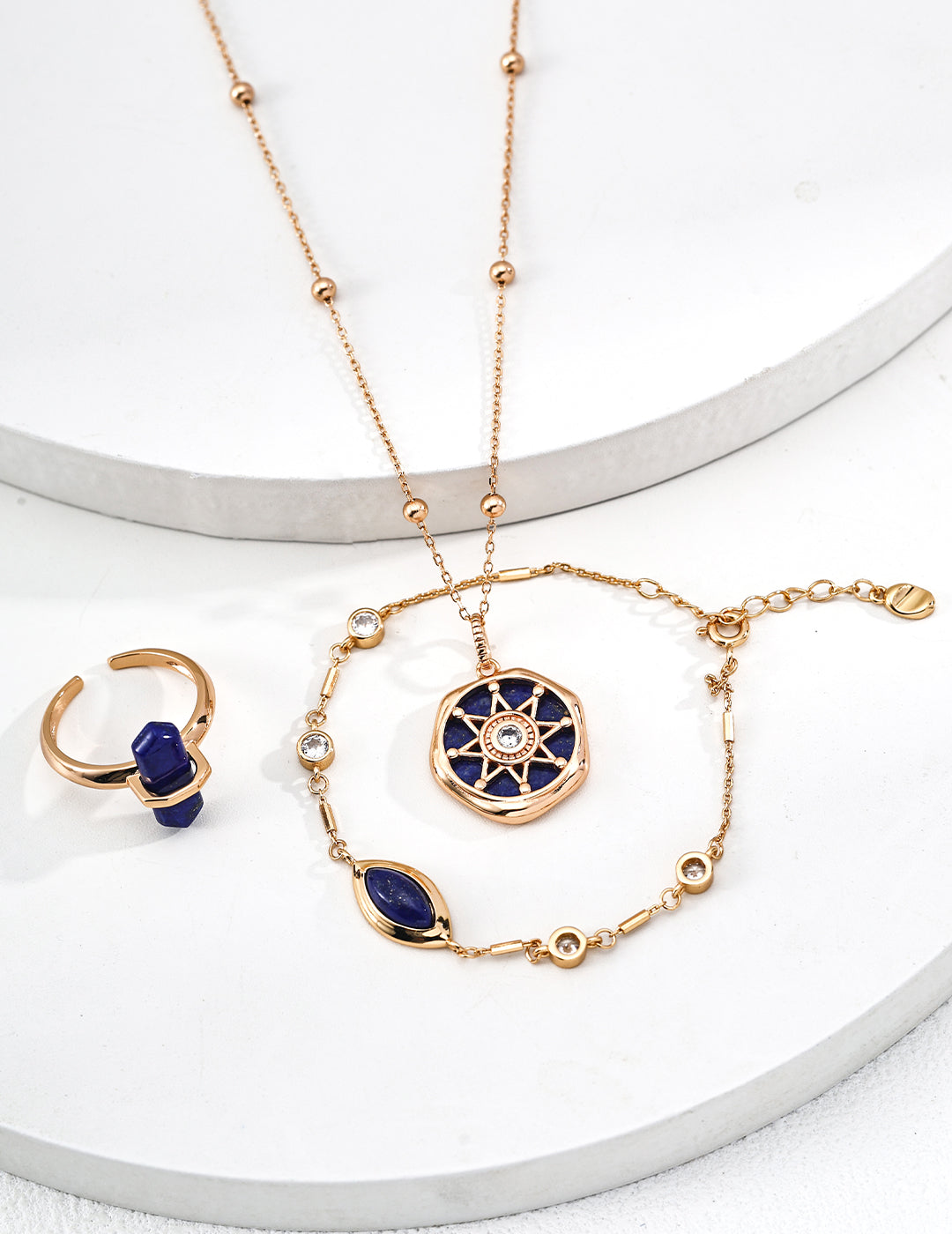 Azure Marquise Chain Bracelet
