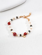 Rouge Noir Pearl Bracelet