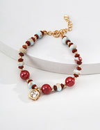 Carmine Coast Beaded Bracelet