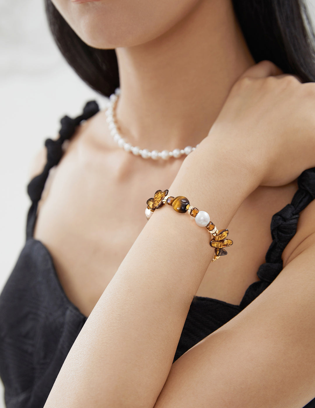 Amber Coast Beaded Bracelet Secondary image