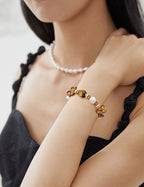 Amber Coast Beaded Bracelet