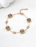 Verde Clover Chain Bracelet
