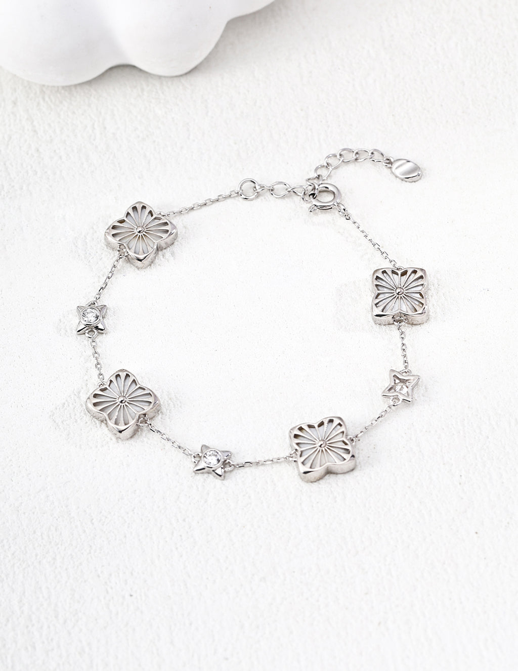 Verde Clover Chain Bracelet
