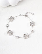 Verde Clover Chain Bracelet