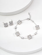 Verde Clover Chain Bracelet