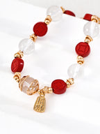 Rouge Fortune Quartz Bracelet