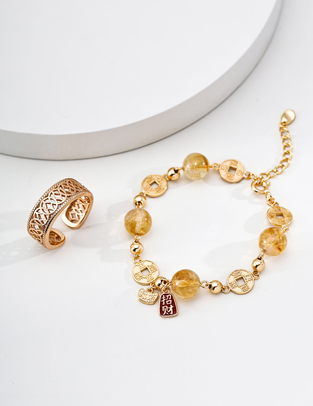 Aure Fortune Beaded Bracelet