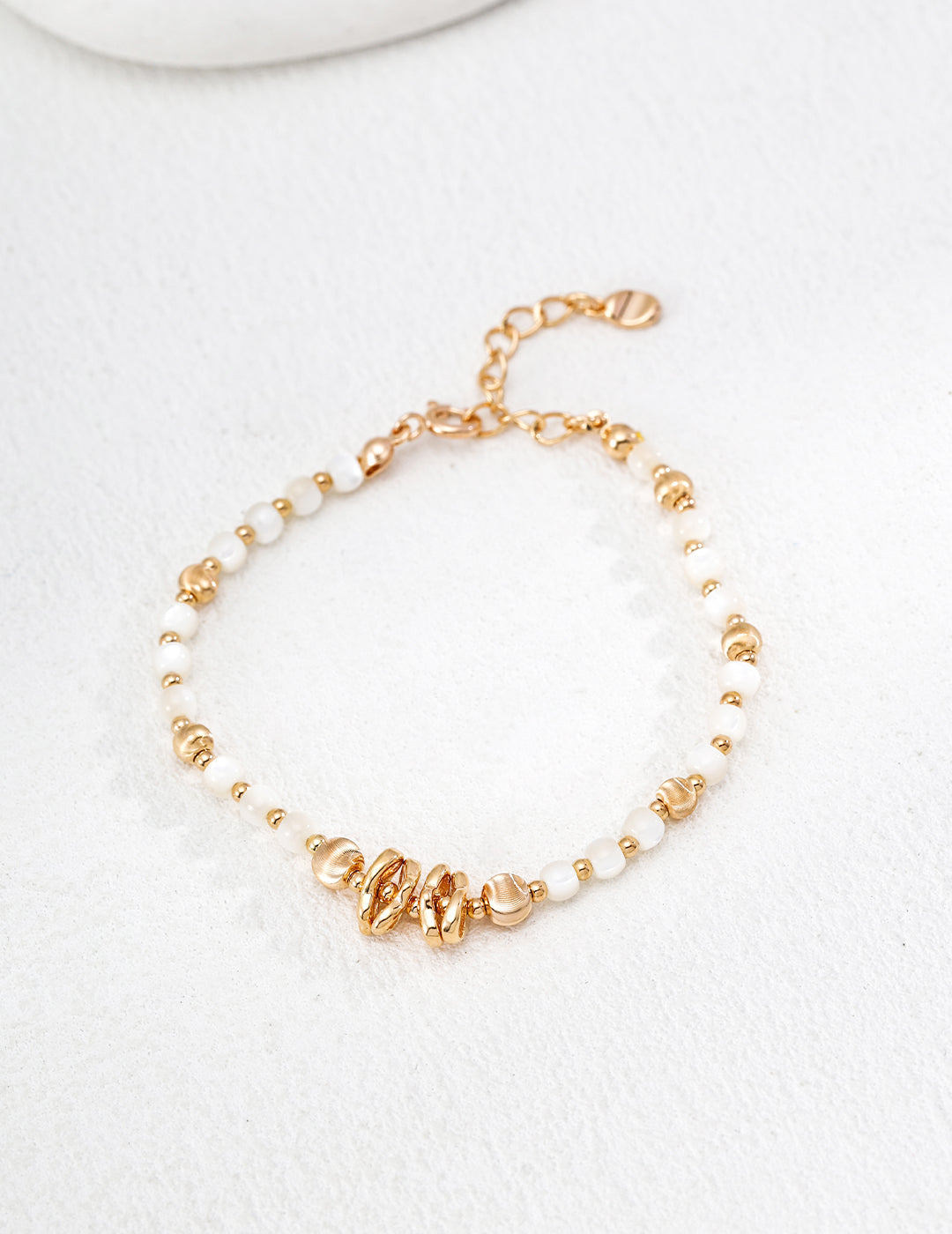 Nacre Flow Beaded Bracelet