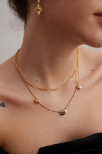 Aurelia Link Station Necklace