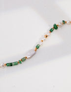 Verde Pearl Chain Necklace