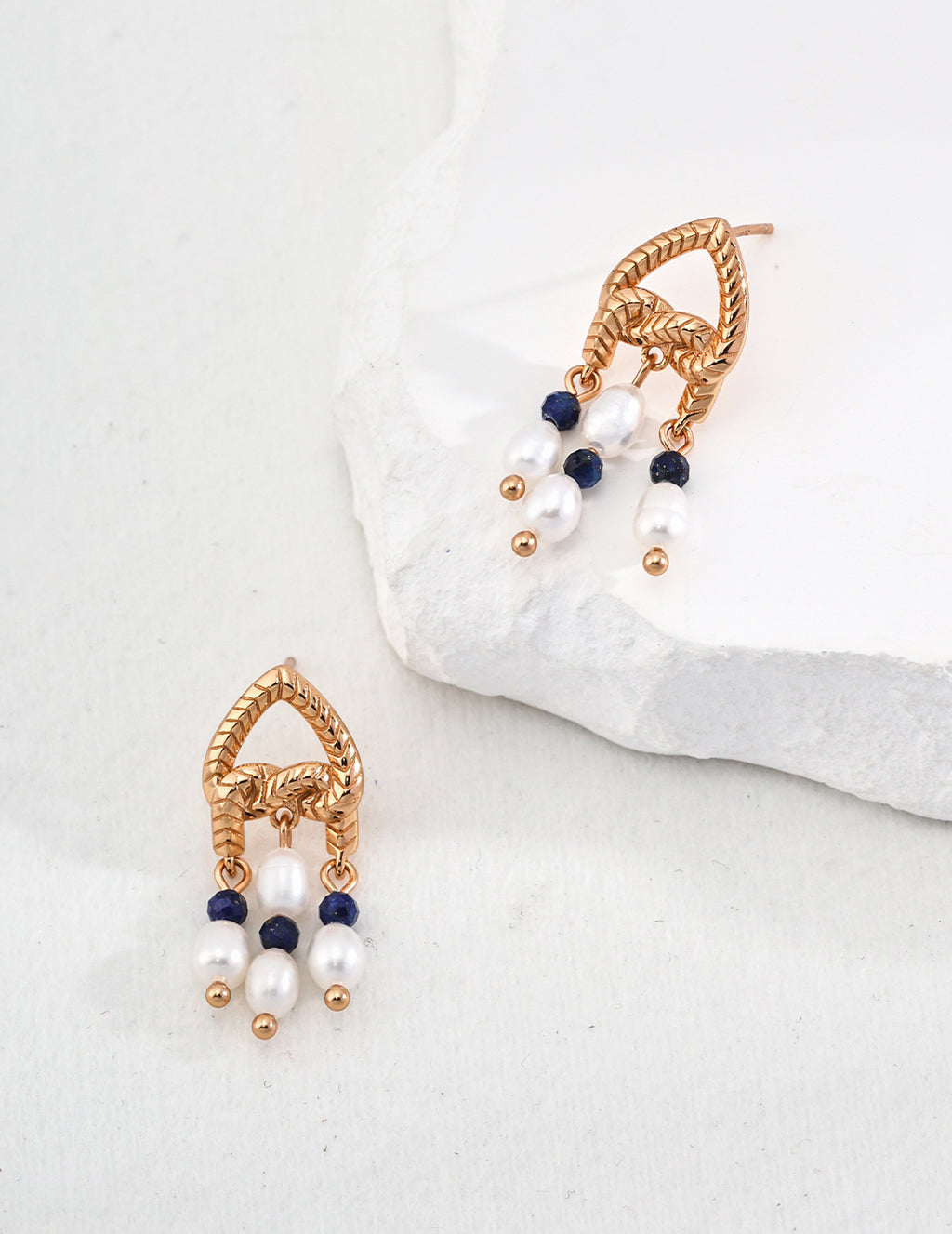 Marina Pearl Tassel Earrings